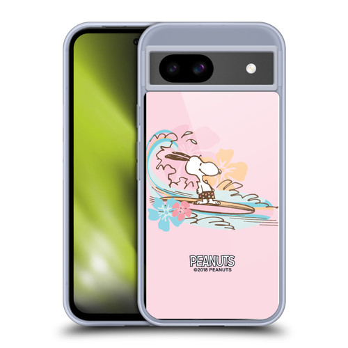 Peanuts Beach Snoopy Surf Soft Gel Case for Google Pixel 8a