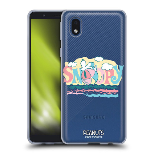 Peanuts Beach Snoopy Ball Soft Gel Case for Samsung Galaxy A01 Core (2020)