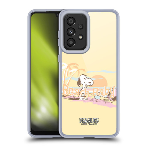 Peanuts Beach Snoopy Sunset Soft Gel Case for Samsung Galaxy A33 5G (2022)