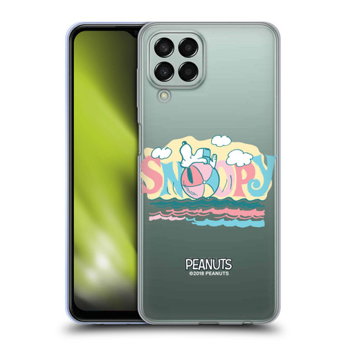 Peanuts Beach Snoopy Ball Soft Gel Case for Samsung Galaxy M33 (2022)