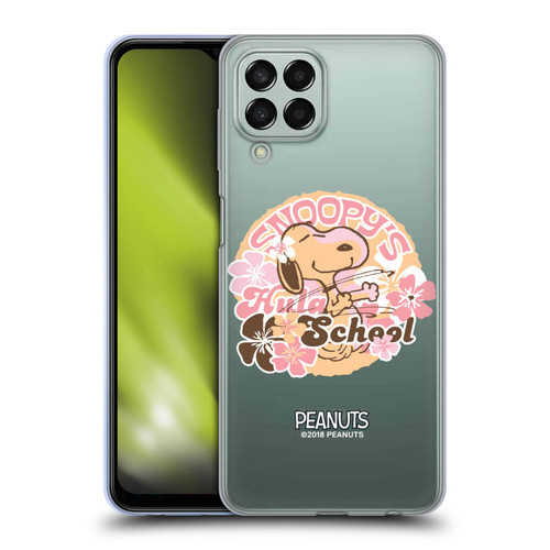 Peanuts Beach Snoopy Hula School Soft Gel Case for Samsung Galaxy M33 (2022)