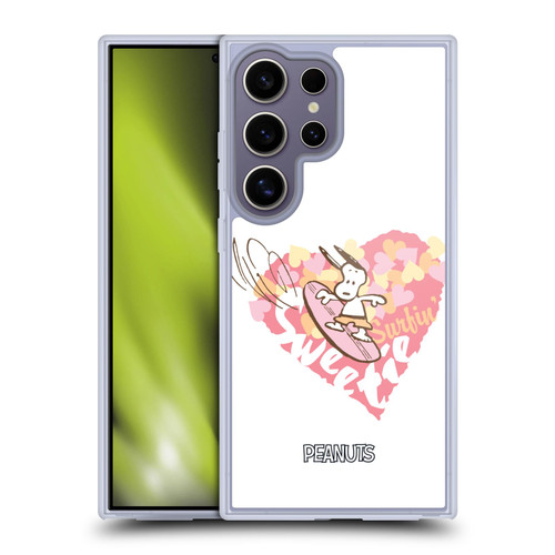 Peanuts Beach Snoopy Surfing Sweetie Soft Gel Case for Samsung Galaxy S25 Ultra & MagSafe