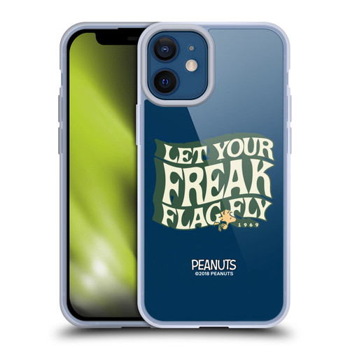 Peanuts Woodstock 50th Freak Flag Fly Soft Gel Case for Apple iPhone 12 Mini & MagSafe