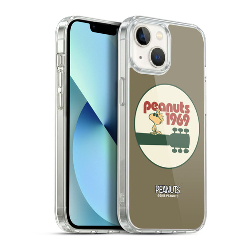 Peanuts Woodstock 50th Guitar 1969 Soft Gel Case for Apple iPhone 13