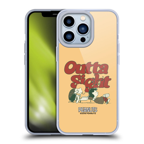 Peanuts Woodstock 50th Schroeder Lucy Outta Sight Soft Gel Case for Apple iPhone 13 Pro & MagSafe