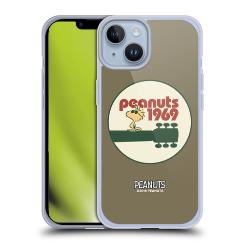Peanuts Woodstock 50th Guitar 1969 Soft Gel Case for Apple iPhone 14 & MagSafe