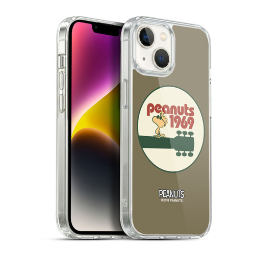 Peanuts Woodstock 50th Guitar 1969 Soft Gel Case for Apple iPhone 14