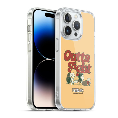 Peanuts Woodstock 50th Schroeder Lucy Outta Sight Soft Gel Case for Apple iPhone 14 Pro & MagSafe