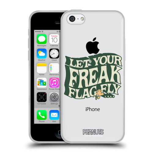 Peanuts Woodstock 50th Freak Flag Fly Soft Gel Case for Apple iPhone 5c