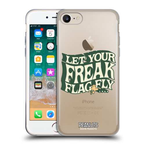Peanuts Woodstock 50th Freak Flag Fly Soft Gel Case for Apple iPhone 7 / 8 / SE 2020 & 2022 & MagSafe
