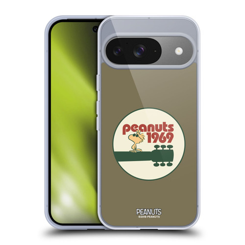 Peanuts Woodstock 50th Guitar 1969 Soft Gel Case for Google Pixel 9 / Pixel 9 Pro