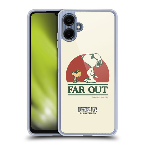 Peanuts Woodstock 50th Snoopy Woodstock Far Out Soft Gel Case for Samsung Galaxy A06 4G / 5G