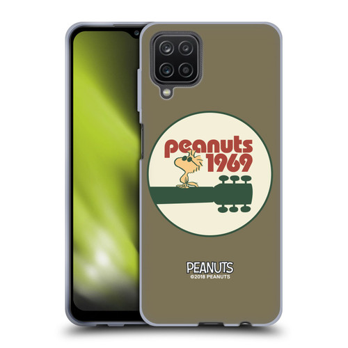 Peanuts Woodstock 50th Guitar 1969 Soft Gel Case for Samsung Galaxy A12 (2020)