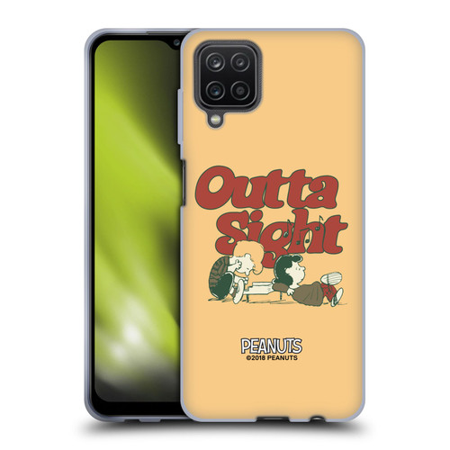 Peanuts Woodstock 50th Schroeder Lucy Outta Sight Soft Gel Case for Samsung Galaxy A12 (2020)