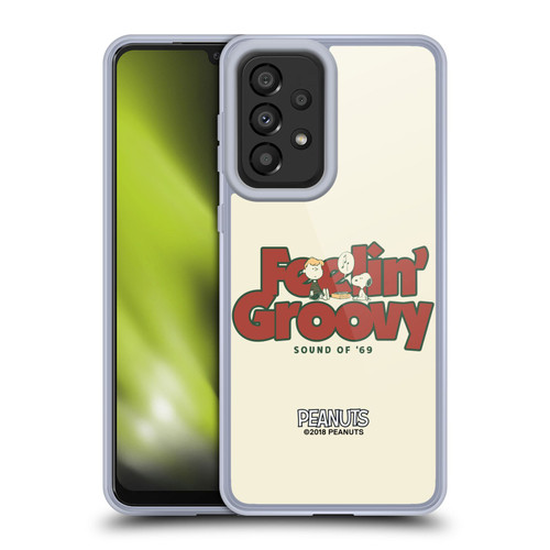 Peanuts Woodstock 50th Schroeder Snoopy Groovy Soft Gel Case for Samsung Galaxy A33 5G (2022)