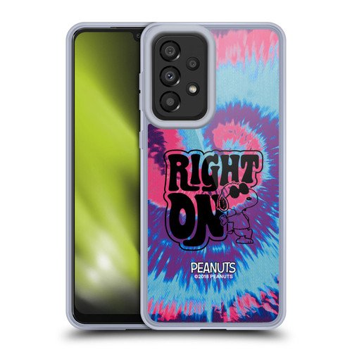 Peanuts Woodstock 50th Snoopy Tie Dye Right On Soft Gel Case for Samsung Galaxy A33 5G (2022)