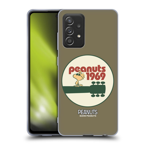 Peanuts Woodstock 50th Guitar 1969 Soft Gel Case for Samsung Galaxy A52 / A52s / 5G (2021)