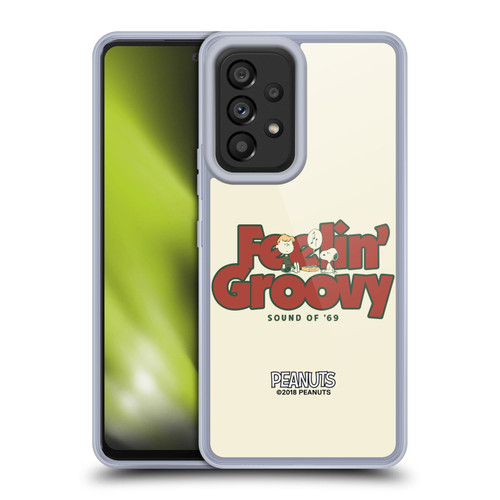 Peanuts Woodstock 50th Schroeder Snoopy Groovy Soft Gel Case for Samsung Galaxy A53 5G (2022)