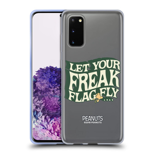 Peanuts Woodstock 50th Freak Flag Fly Soft Gel Case for Samsung Galaxy S20 / S20 5G