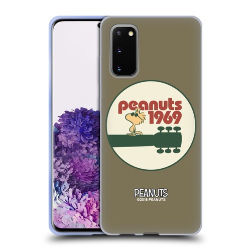 Peanuts Woodstock 50th Guitar 1969 Soft Gel Case for Samsung Galaxy S20 / S20 5G