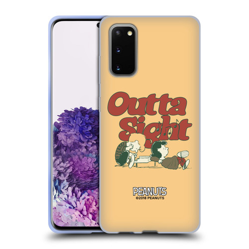 Peanuts Woodstock 50th Schroeder Lucy Outta Sight Soft Gel Case for Samsung Galaxy S20 / S20 5G