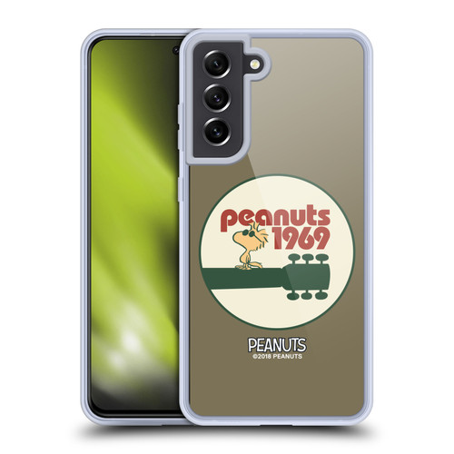Peanuts Woodstock 50th Guitar 1969 Soft Gel Case for Samsung Galaxy S21 FE 5G & MagSafe