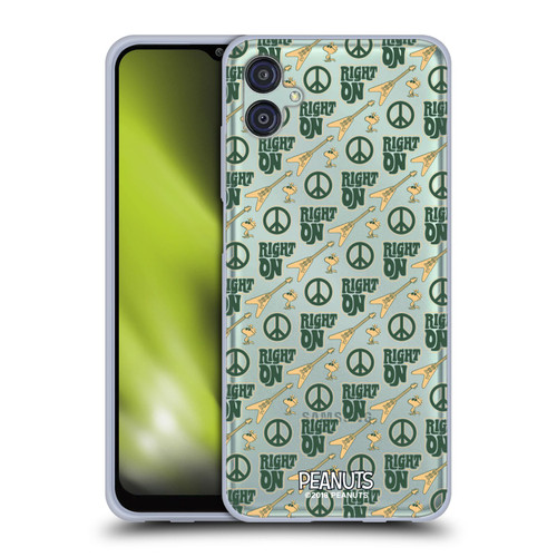 Peanuts Woodstock 50th Right On Pattern Soft Gel Case for Samsung Galaxy M04 5G / A04e