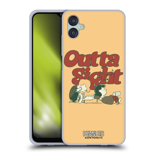 Peanuts Woodstock 50th Schroeder Lucy Outta Sight Soft Gel Case for Samsung Galaxy M04 5G / A04e