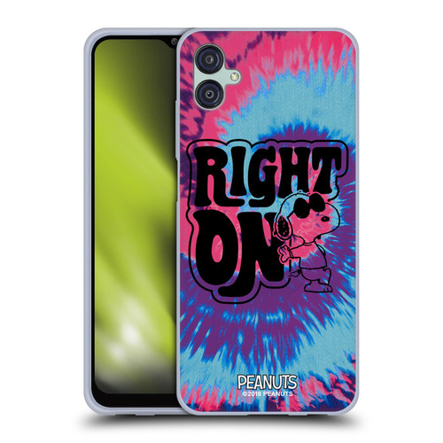 Peanuts Woodstock 50th Snoopy Tie Dye Right On Soft Gel Case for Samsung Galaxy M04 5G / A04e
