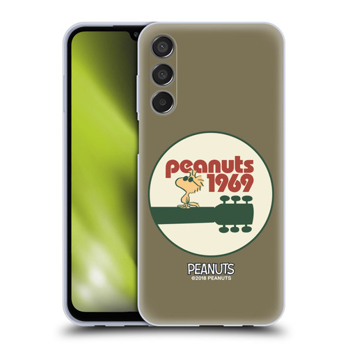 Peanuts Woodstock 50th Guitar 1969 Soft Gel Case for Samsung Galaxy M15/F15 5G