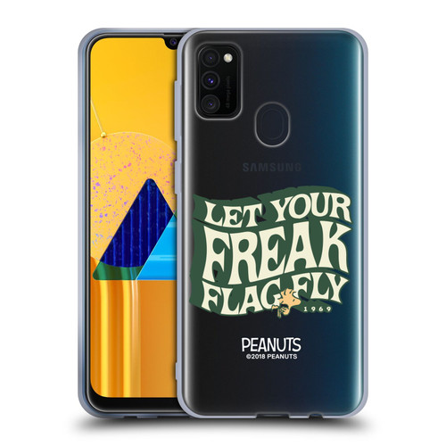 Peanuts Woodstock 50th Freak Flag Fly Soft Gel Case for Samsung Galaxy M30s (2019)/M21 (2020)