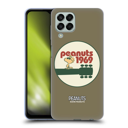 Peanuts Woodstock 50th Guitar 1969 Soft Gel Case for Samsung Galaxy M33 (2022)