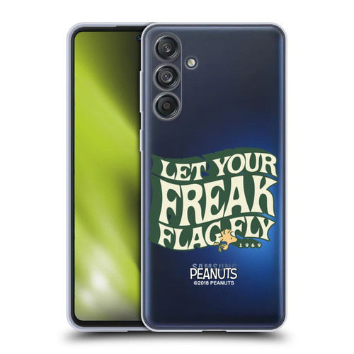 Peanuts Woodstock 50th Freak Flag Fly Soft Gel Case for Samsung Galaxy M55 5G