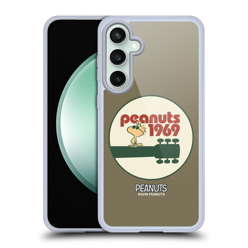 Peanuts Woodstock 50th Guitar 1969 Soft Gel Case for Samsung Galaxy S23 FE 5G & MagSafe