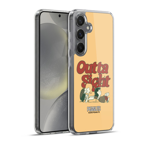 Peanuts Woodstock 50th Schroeder Lucy Outta Sight Soft Gel Case for Samsung Galaxy S24+ 5G & MagSafe