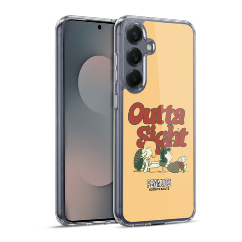 Peanuts Woodstock 50th Schroeder Lucy Outta Sight Soft Gel Case for Samsung Galaxy S25+ & MagSafe