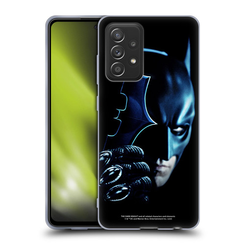 The Dark Knight Key Art Batman Batarang Soft Gel Case for Samsung Galaxy A52 / A52s / 5G (2021)