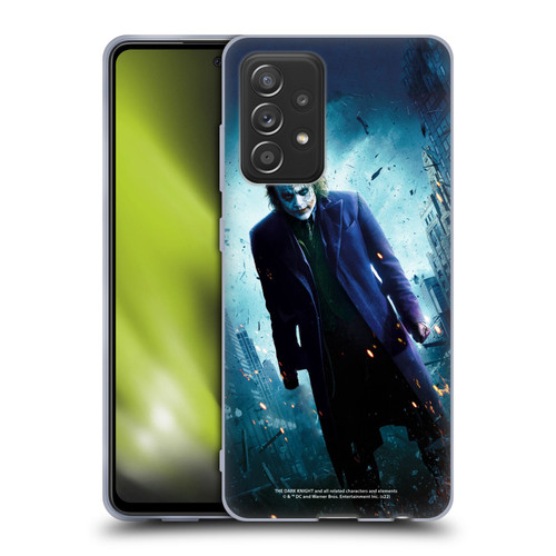 The Dark Knight Key Art Joker Poster Soft Gel Case for Samsung Galaxy A52 / A52s / 5G (2021)