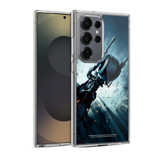 The Dark Knight Key Art Batman Batpod Soft Gel Case for Samsung Galaxy S25 Ultra & MagSafe