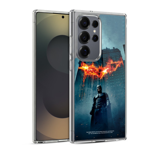 The Dark Knight Key Art Batman Poster Soft Gel Case for Samsung Galaxy S25 Ultra & MagSafe
