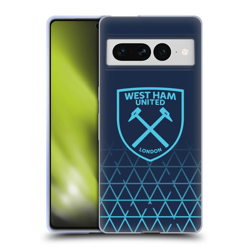 West Ham United FC 2023/24 Crest Kit Third Soft Gel Case for Google Pixel 7 Pro