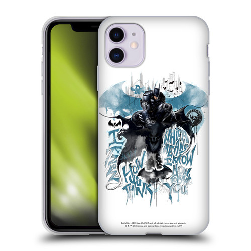 Batman Arkham Knight Graphics How You Think Soft Gel Case for Apple iPhone 11