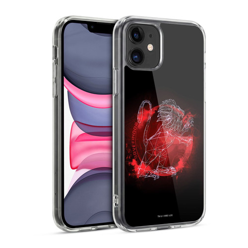 Harry Potter Deathly Hallows XVIII Gryffindor Soft Gel Case for Apple iPhone 11