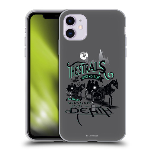 Harry Potter Deathly Hallows XVIII Thestrals Soft Gel Case for Apple iPhone 11