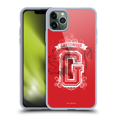 Harry Potter Deathly Hallows XVIII Gryffindor 2 Soft Gel Case for Apple iPhone 11 Pro Max & MagSafe