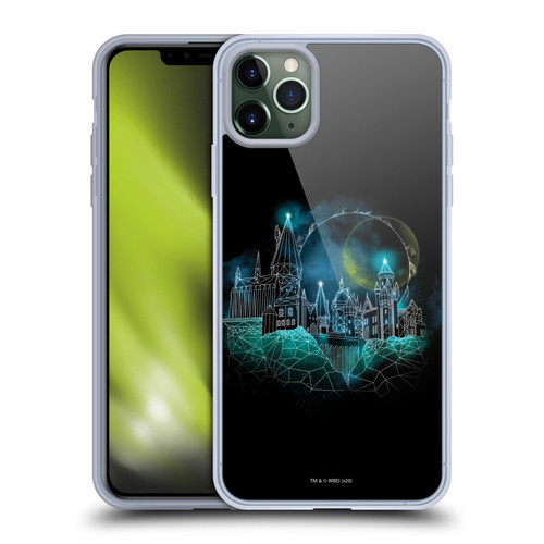 Harry Potter Deathly Hallows XVIII Hogwarts Soft Gel Case for Apple iPhone 11 Pro Max & MagSafe