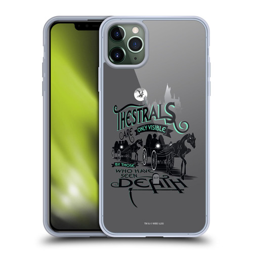 Harry Potter Deathly Hallows XVIII Thestrals Soft Gel Case for Apple iPhone 11 Pro Max & MagSafe