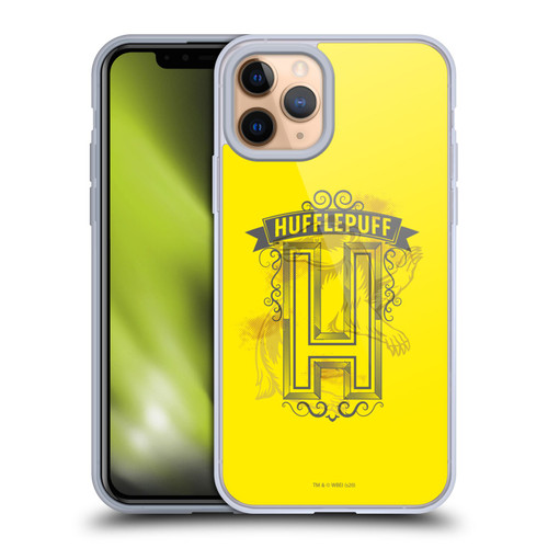 Harry Potter Deathly Hallows XVIII Hufflepuff 2 Soft Gel Case for Apple iPhone 11 Pro & MagSafe