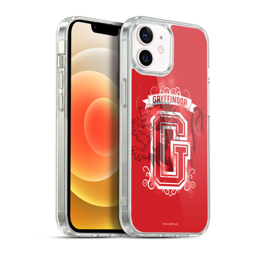 Harry Potter Deathly Hallows XVIII Gryffindor 2 Soft Gel Case for Apple iPhone 12 / iPhone 12 Pro & MagSafe