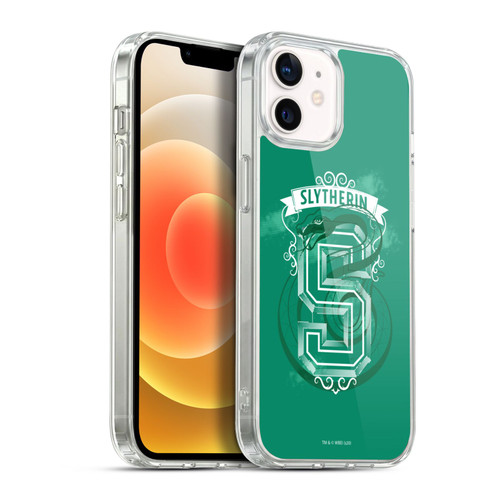Harry Potter Deathly Hallows XVIII Slytherin 2 Soft Gel Case for Apple iPhone 12 / iPhone 12 Pro & MagSafe